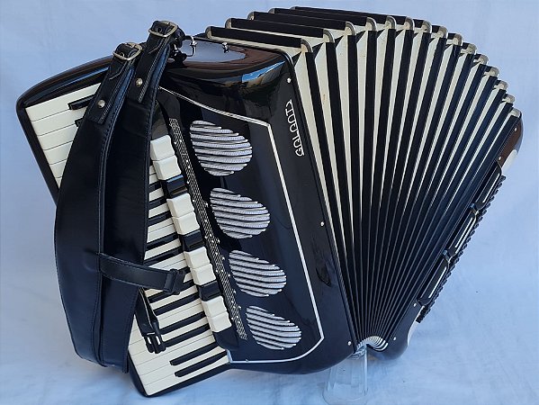 Acordeon 120 Baixos Galanti Polifônica Linda