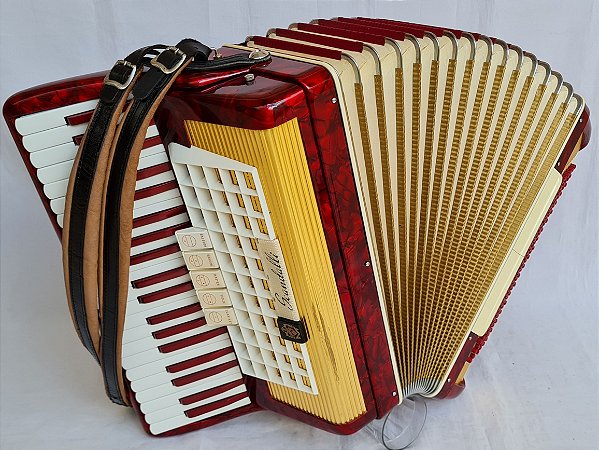 Acordeon 120 Baixos Scandalli Favo de Mel