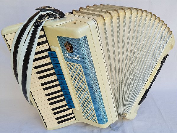 Acordeon 120 Baixos Scandalli Série Ouro Polifônica