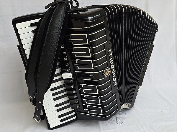 Acordeon 120 Baixos Scandalli XIV Polifônica "LINDA"