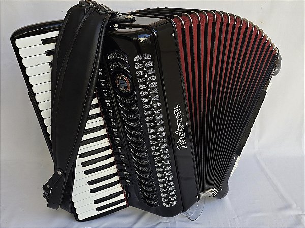 Acordeon 120 Baixos Piatanesi Polifônica Impecável