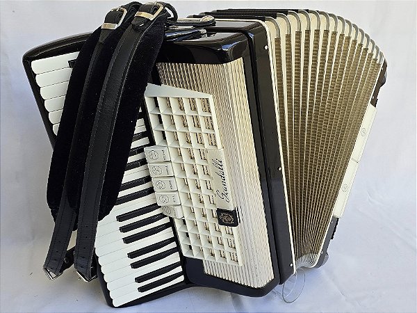 Acordeon 120 Baixos Scandalli Favo de Mel Linda