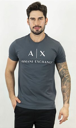 Camiseta Armani Exchange AX Chumbo