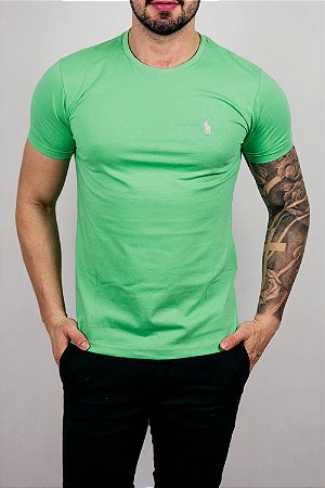 Camiseta Básica Verde Lima