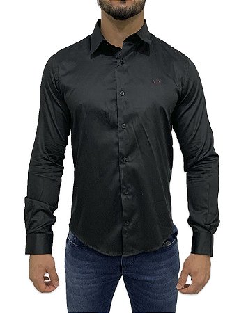 camisas sociais armani