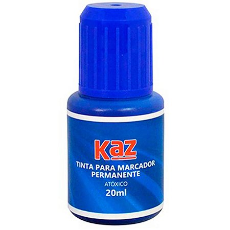 Tinta P/Marcador De Quadro Branco 20Ml Azul Kaz