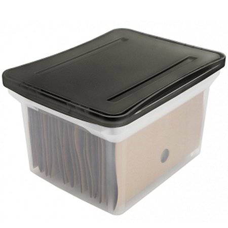 ARQUIVO PLASTICO LARGO C/TAMPA ORDENE