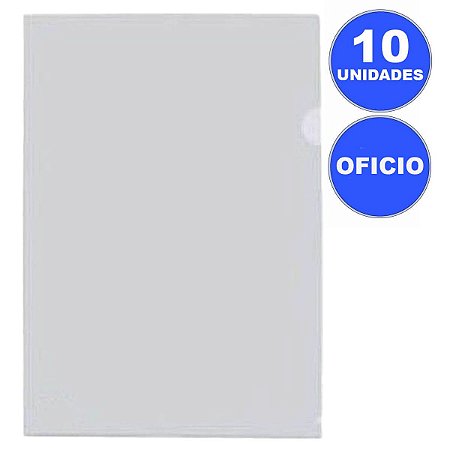 Pasta Em L Oficio Cristal C/10 Acp
