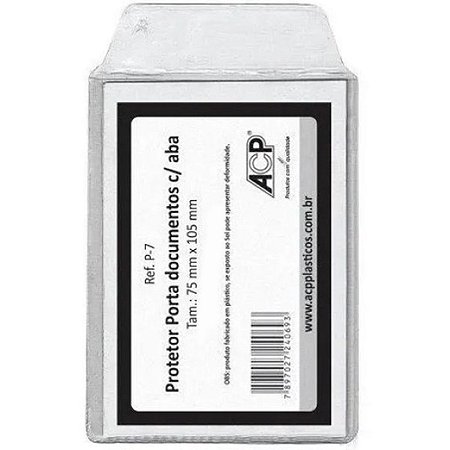 PROTETOR PORTA DOCUMENTO 75X105 ACP