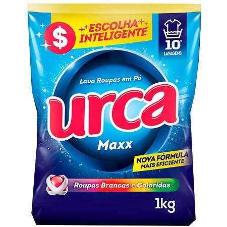 SABAO EM PO MAXX AZUL SACHE 1KG URCA