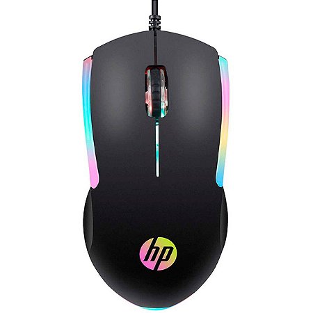 Mouse Com Fio Usb Preto Gamer M160 Hp