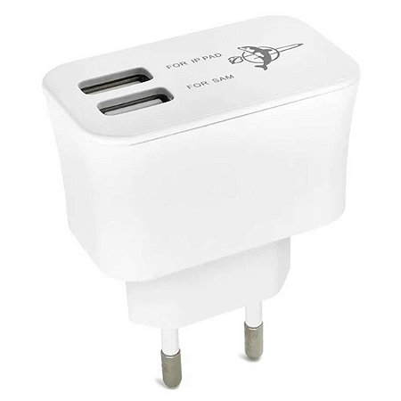 Fonte Carregador C/2 Usb Feitun
