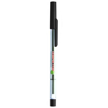 CANETA ESFEROGRAFICA 0.7MM FINA PRETA COMPACTOR