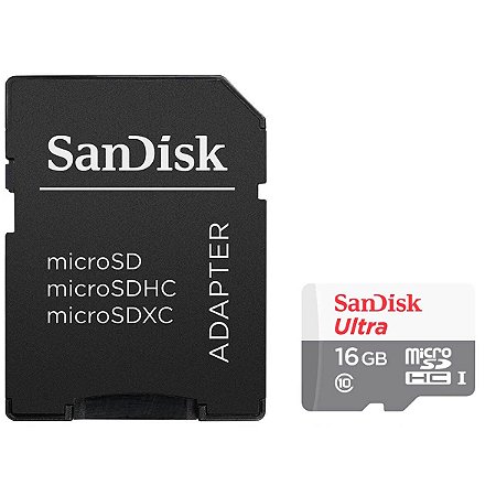 CARTAO DE MEMORIA 16GB SDSQUNS-16G-GN3MA SANDISK
