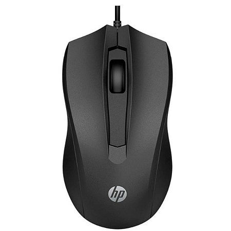 MOUSE COM FIO USB PRETO HP100 HP