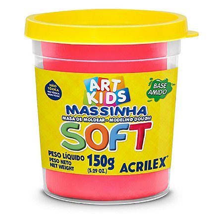 MASSA DE MODELAR SOFT 150G VERMELHO ACRILEX