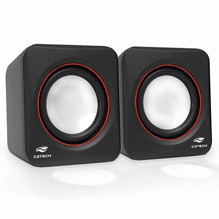 CAIXA DE SOM 2.0 3W RMS SP-301BK C3TECH