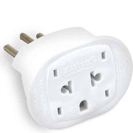 Adaptador Tomada 2P+T P/Nbr14136 Branco