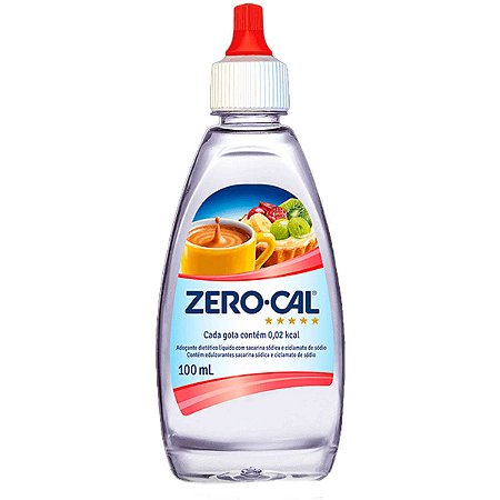 ADOCANTE LIQUIDO SACARINA 100ML ZERO CALL