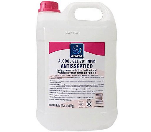Alcool Gel 70% 5L Adata