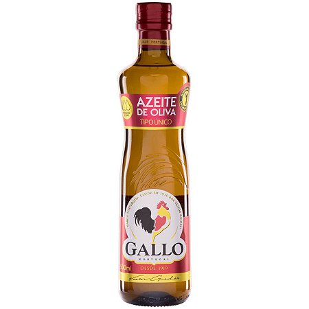 AZEITE PORTUGUES TRADICIONAL GALLO TIPO UNICO 500ML