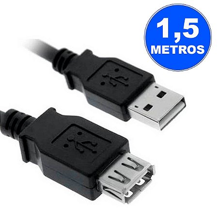Cabo Extensor Usb 1,5Mt
