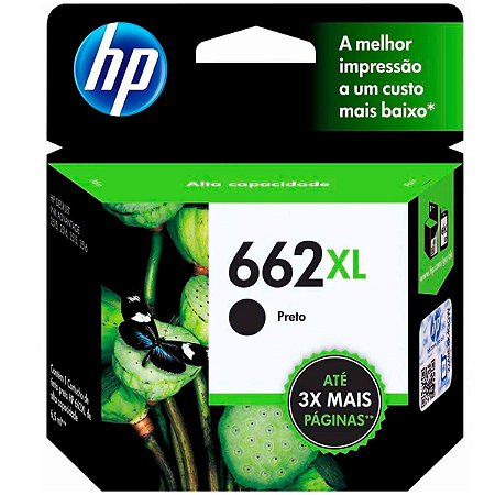 Cartucho 662Xl Preto Original Cz105Ab Hp