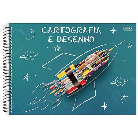 CADERNO DESENHO CD NEUTRO 60FLS