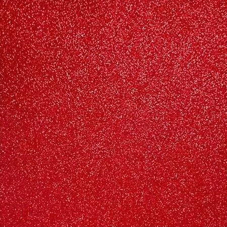 Placa Eva 40X48Cm Glitter Vermelha