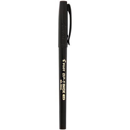 CANETA ESFEROGRAFICA 1.0MM BP-1 INOX PRETA PILOT