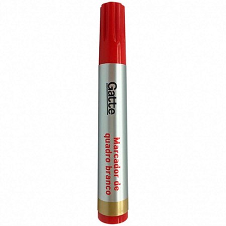 Marcador De Quadro Branco Vermelho Gatte