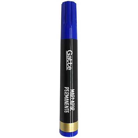 Marcador Permanente Azul Gatte