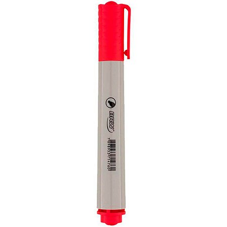 Marcador P/Quadro Branco Recarregavel Vermelho Brw
