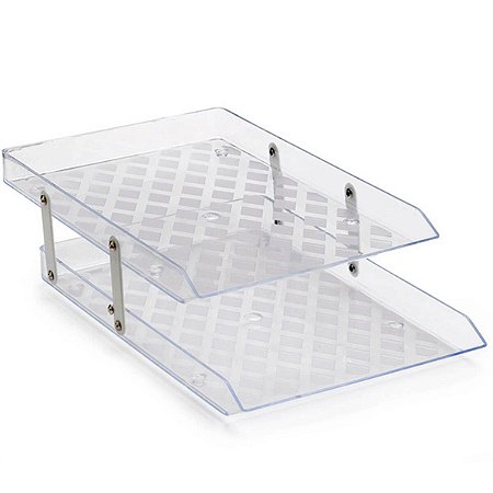 Caixa Correspondencia Dupla Movel Acrilico Polipropileno Cristal Novacril