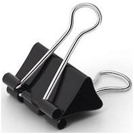 Prendedor De Papel 41Mm Preto