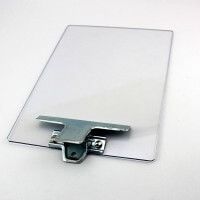 Prancheta Tipo Acrilico Cristal Prendedor Metalico Novacril