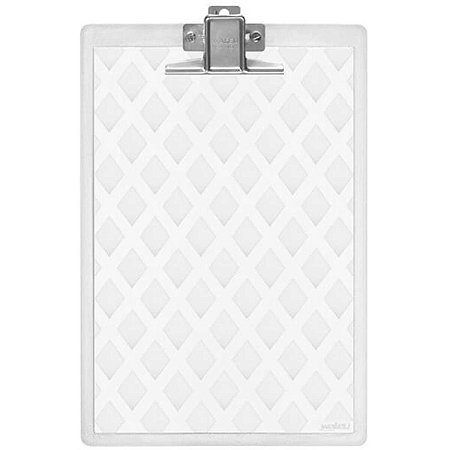 PRANCHETA CRISTAL PRENDEDOR METALICO WALEU