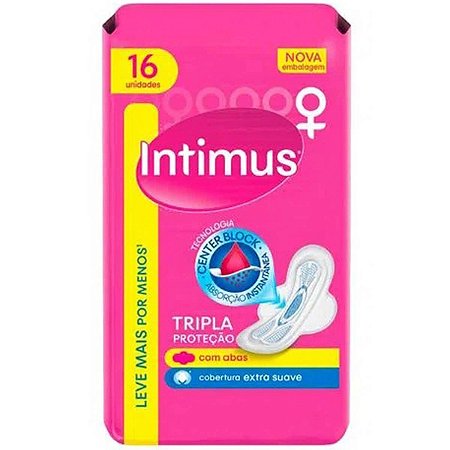 Absorvente 16Un C/Ab Extra Suave Intimus