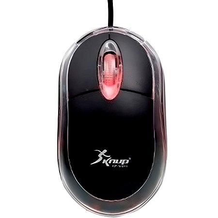 Mouse Com Fio Usb Preto Kp-M611 Knup