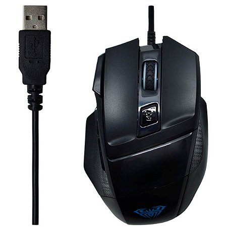 MOUSE COM FIO USB GAMER S12 AULA