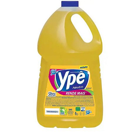 Detergente Liquido 5L Neutro Ype