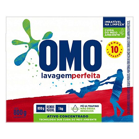 SABAO EM PO 800G LAV. PERFEITA OMO