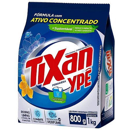 Sabão Em Po 800G Primavera Concentrado Tixan