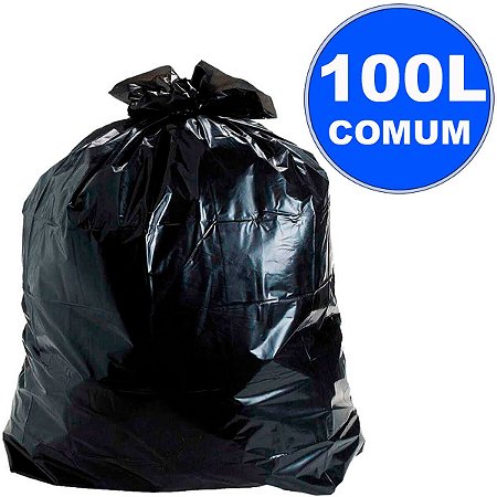 SACO P/LIXO 100L PRETO C/100 P4 GUEDES