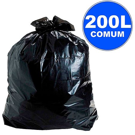 Saco P/Lixo 200L Preto P5