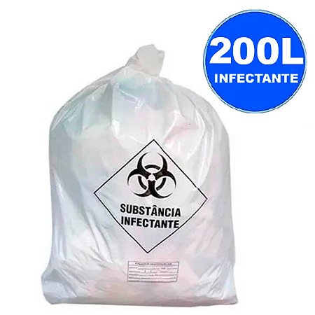 SACO P/LIXO INFEC 200L C/100 EMBALAC