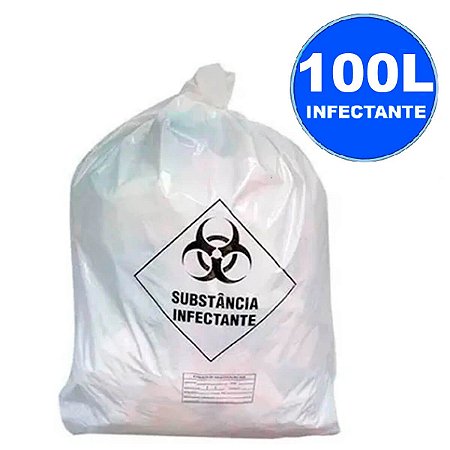 Saco P/Lixo Infec 100L C/100 Embalac