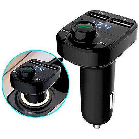 Carregador Transmissor Automotivo X8