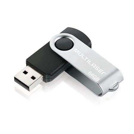 Pen Drive 64Gb Usb 2.0 Twist Multilaser