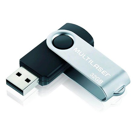 Pen Drive 32Gb Usb 2.0 Twist Multilaser